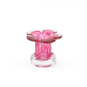 Denise - Candelabro de cristal Stella | Rosa