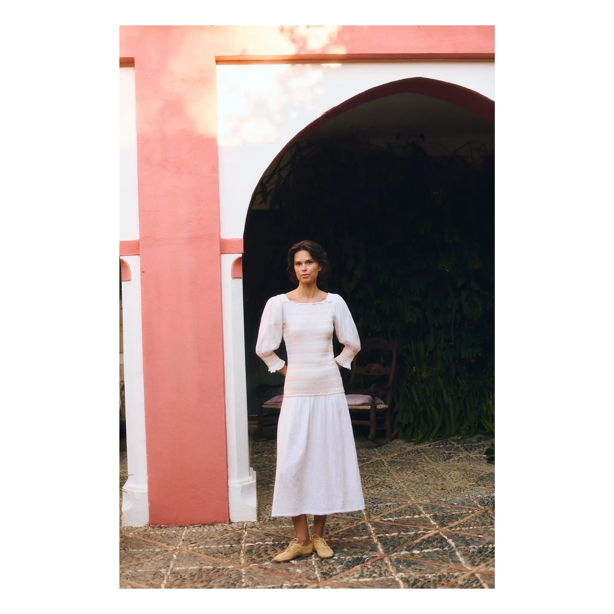Maria de la Orden - Livia Vestido de Algodón | Blanco