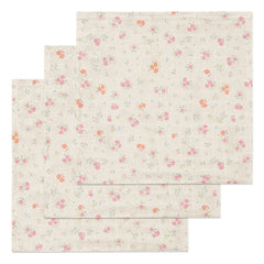Konges Sløjd - Paños de muselina de algodón orgánico Nonoka - Set de 3 | Rosa