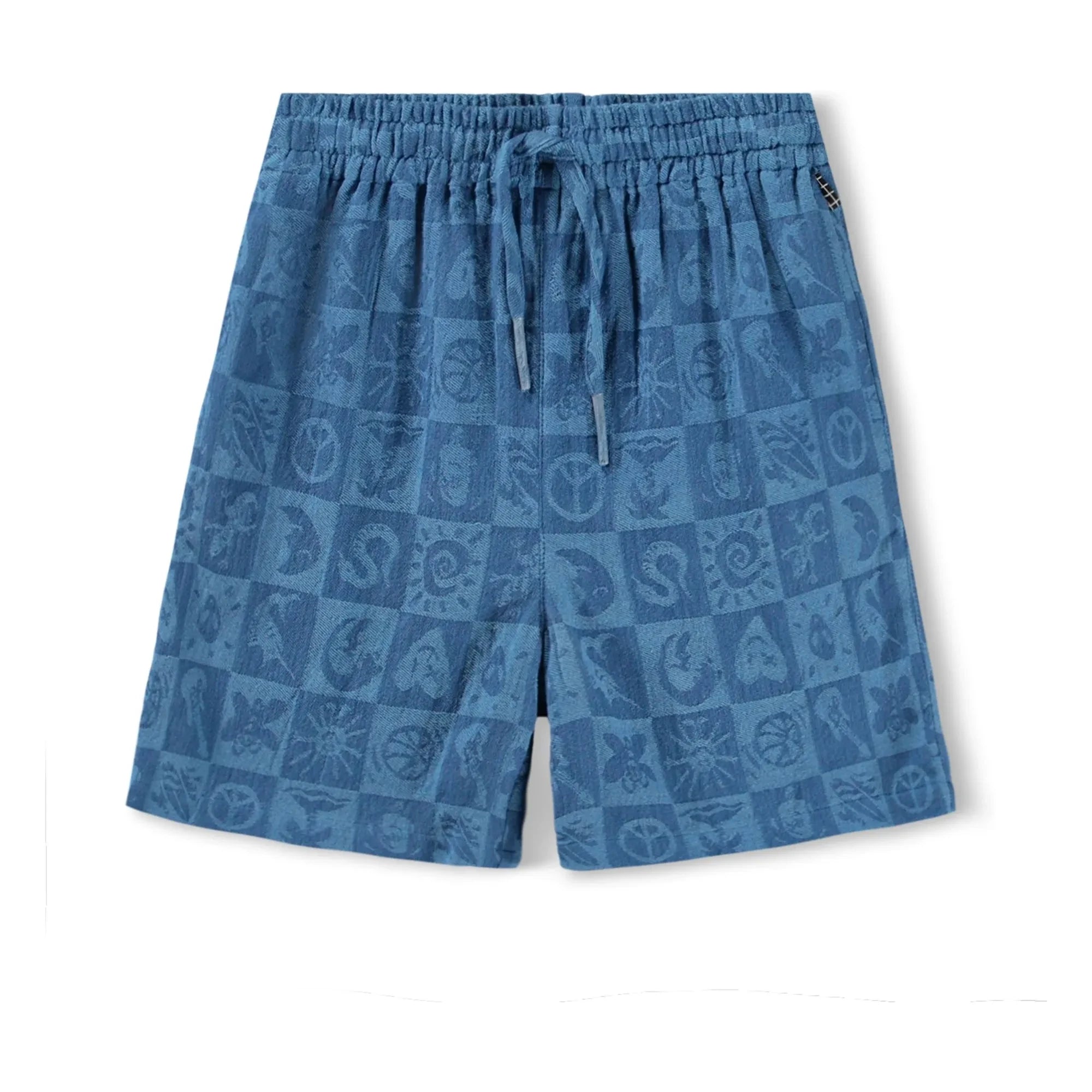 Molo - Arto Damier Pantalón corto | Azul