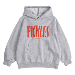 Bobo Choses - Sudadera con capucha de algodón orgánico Pickles | Gris jaspeado
