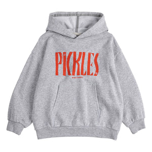 Bobo Choses - Sudadera con capucha de algodón orgánico Pickles | Gris jaspeado