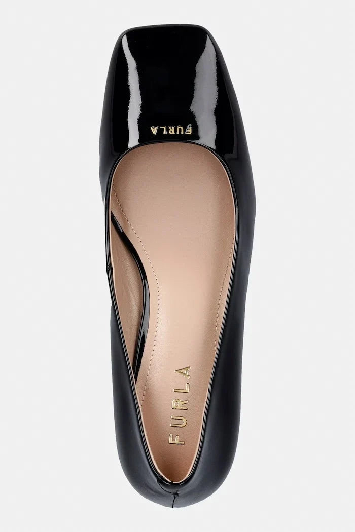 Zapatos de tacón grueso de piel Furla Solid