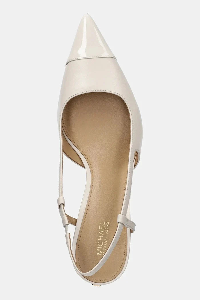 MICHAEL Michael Kors Alora Toe Cap Mid Sling Zapatos de Piel de Tacón Fino