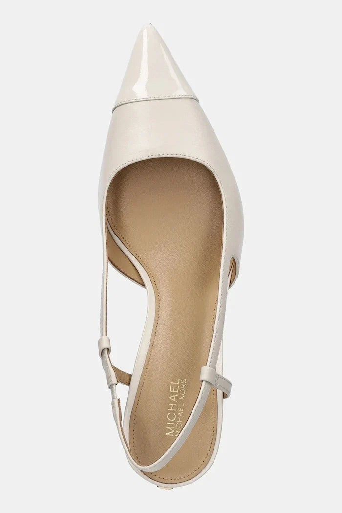 MICHAEL Michael Kors Alora Toe Cap Mid Sling Zapatos de Piel de Tacón Fino