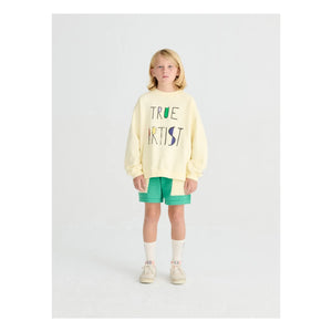 True Artist - Sweat N°11 Algodón orgánico | Amarillo pálido