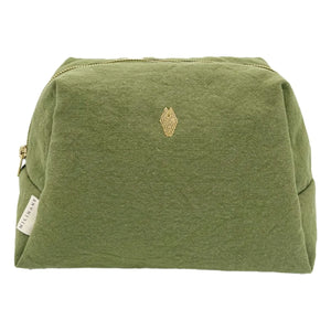 Milinane - Neceser de lona color jade | Oliva
