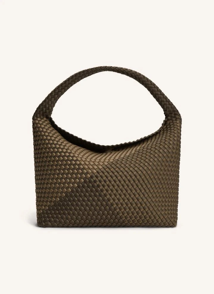 Marrea - Bolso tipo bucket grande Marrea Espresso x Coco | Marrón oscuro
