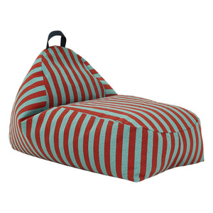 Puf largo Nobodinoz - Bliss | Rojo