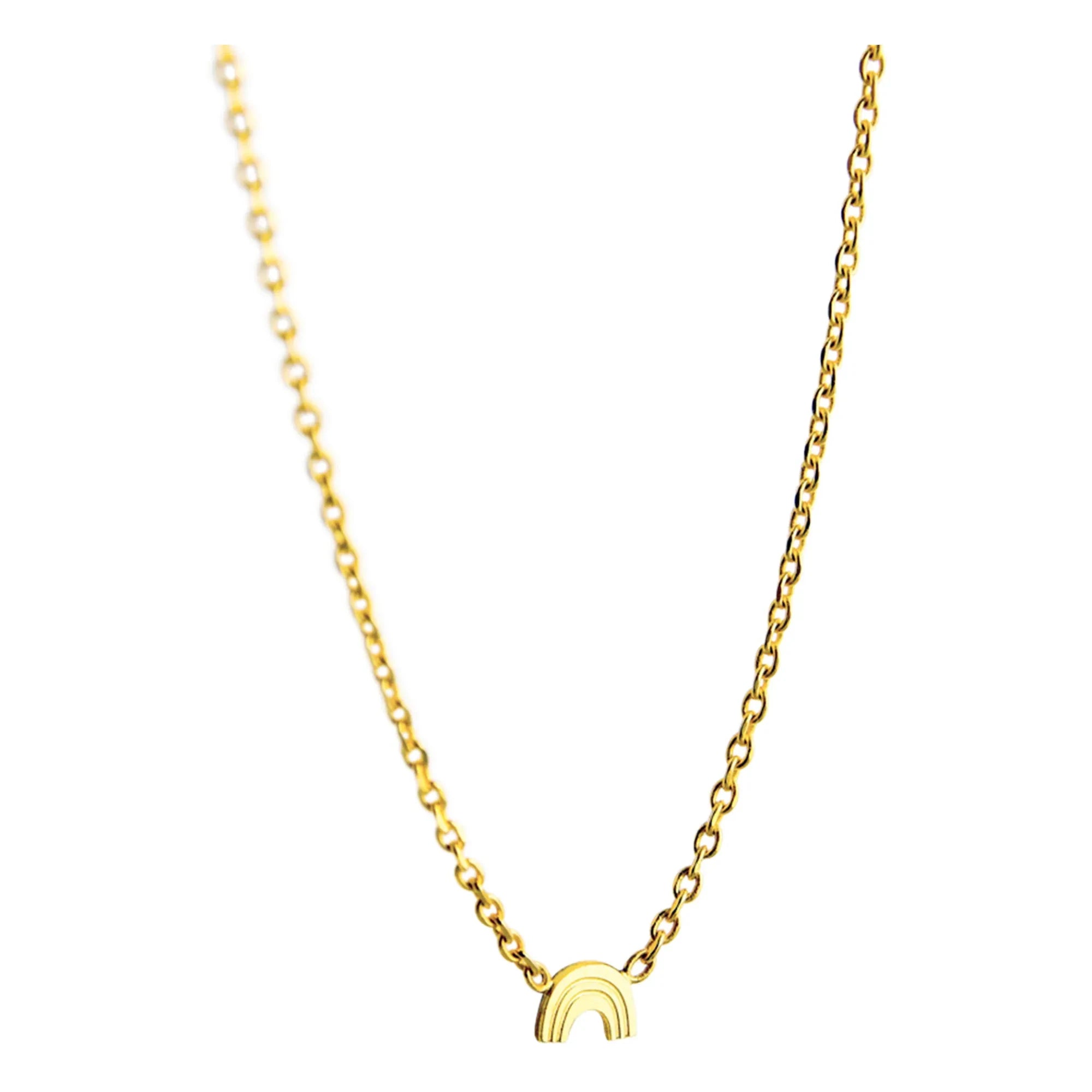 Adorabili - Collar arcoíris | Oro