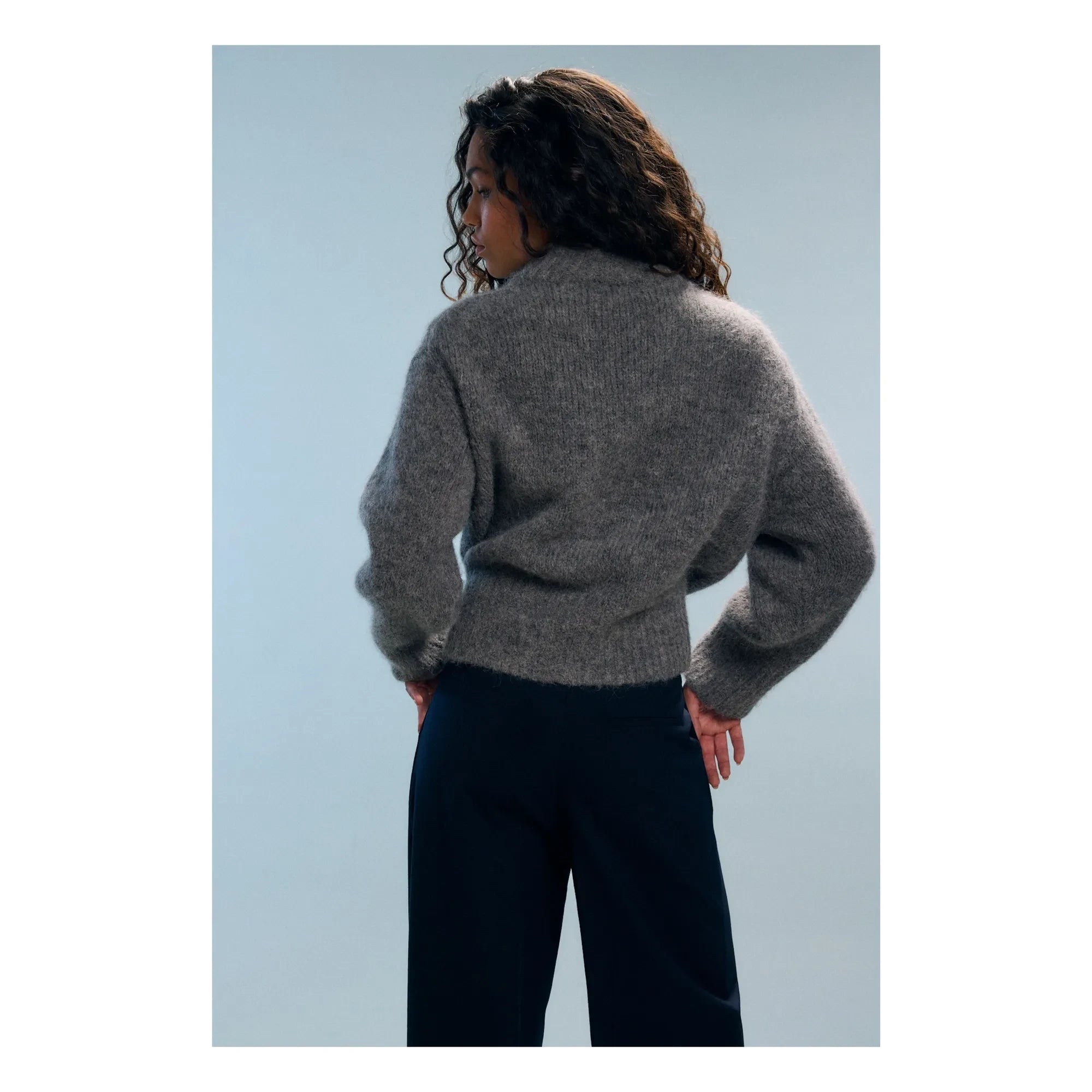Nitah - Suéter de Alpaca Marc | Gris