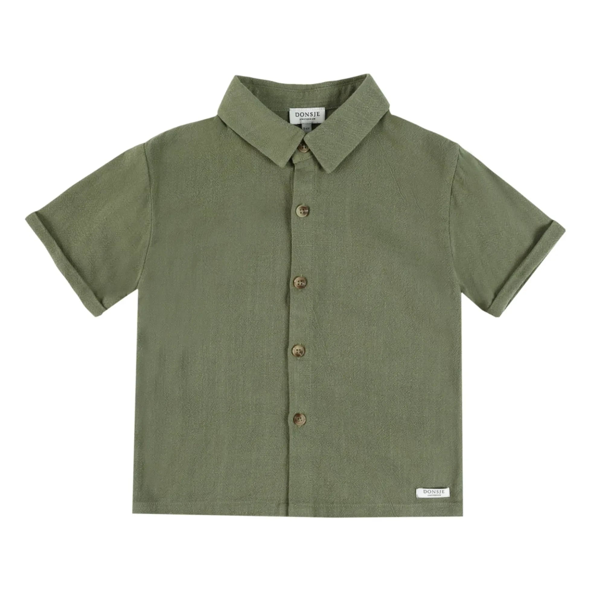 Donsje - Camisa de lino Brammie | Heather White