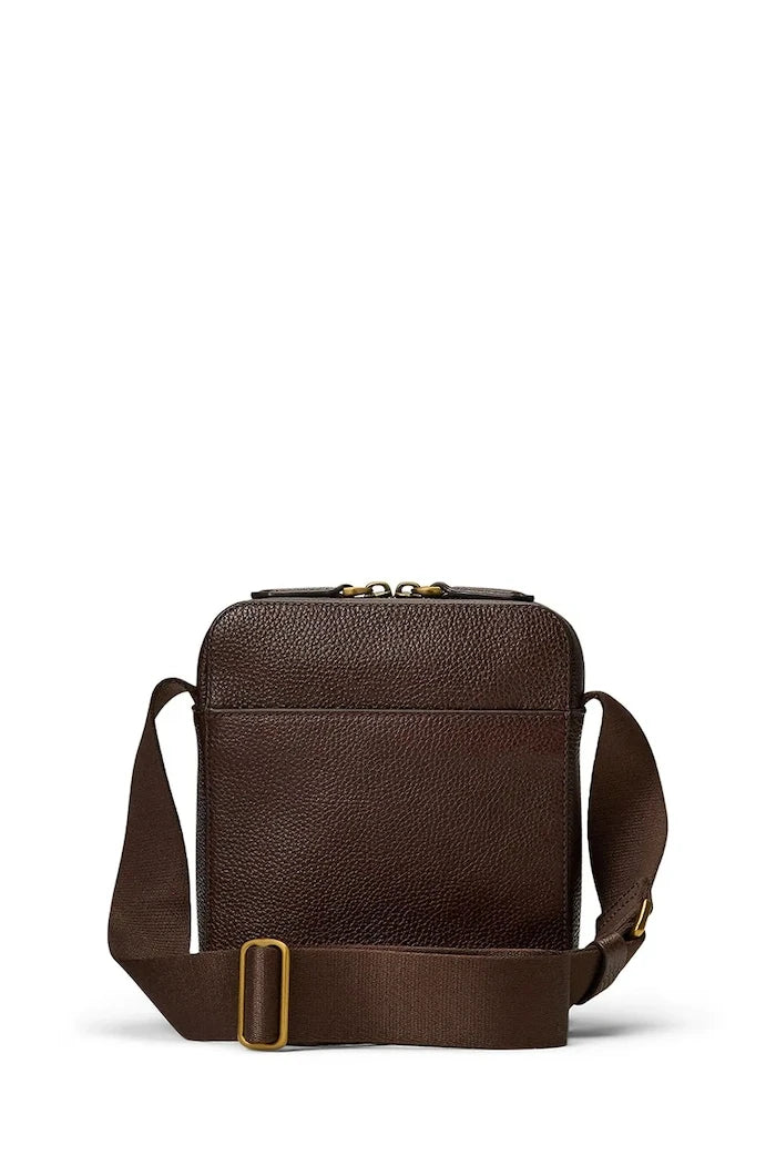 Bandolera de cuero Polo Ralph Lauren para hombre