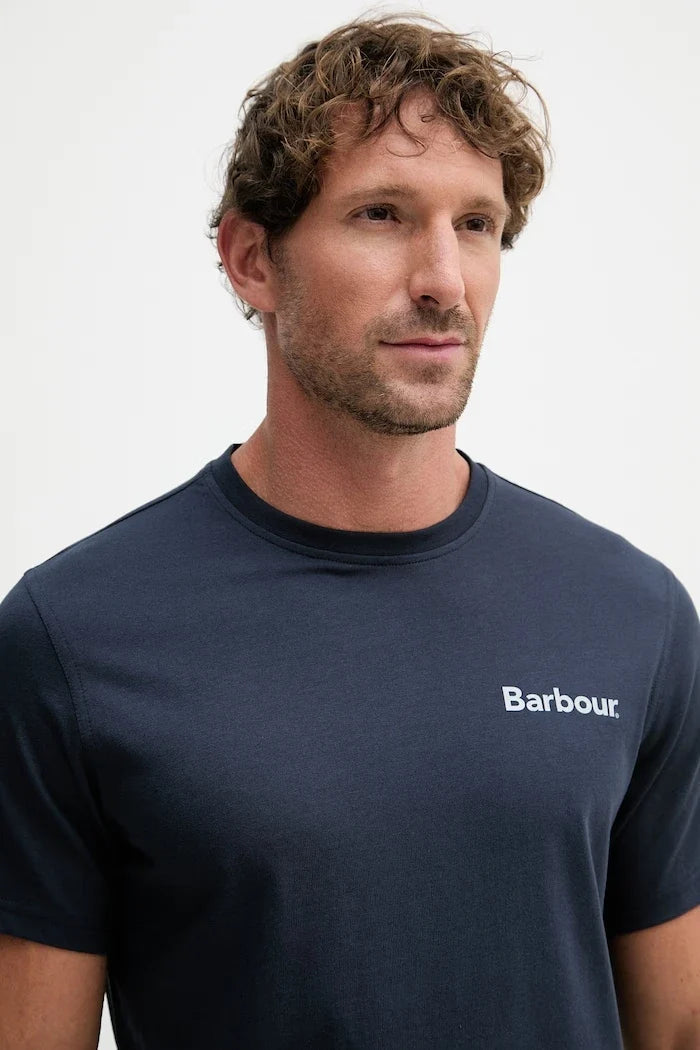 Camiseta de algodón para hombre Barbour Camber