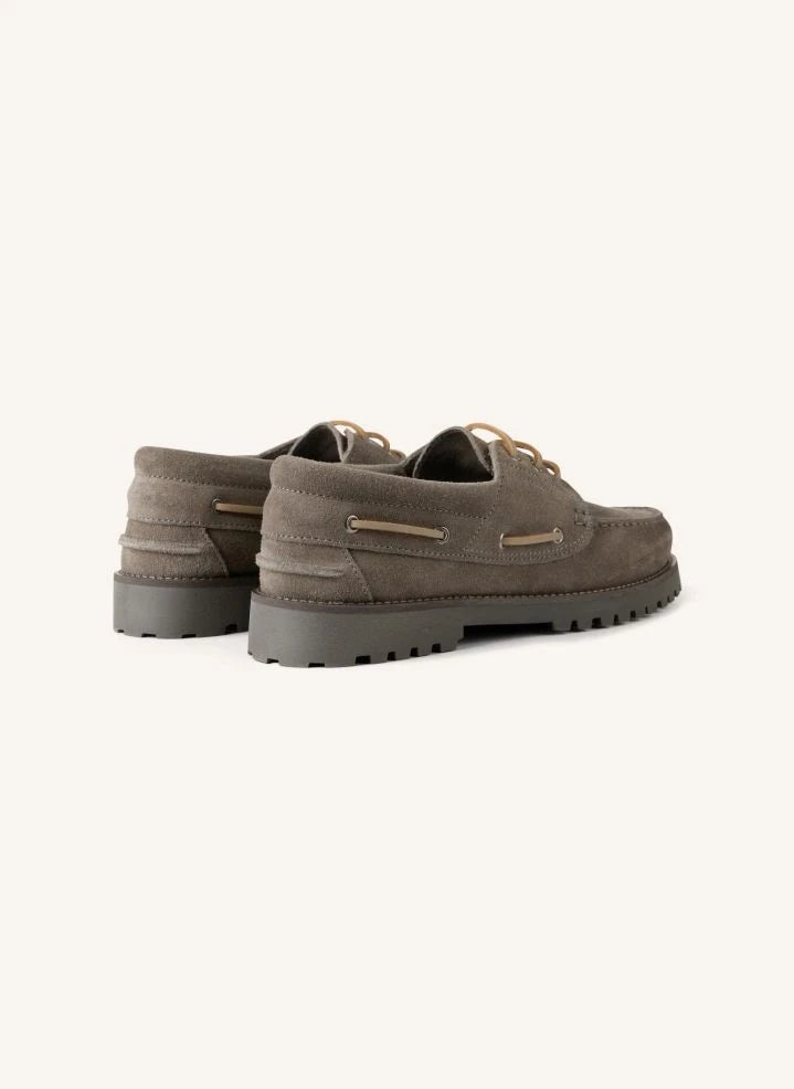 Garment Project - Ollie Zapato de Ante de Barco | Gris oscuro