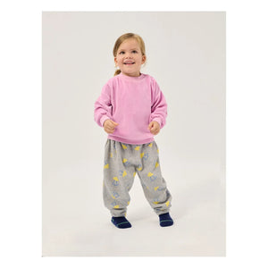Bobo Choses - Jogger saucers Algodón Orgánico Bebé | Gris Jaspeado