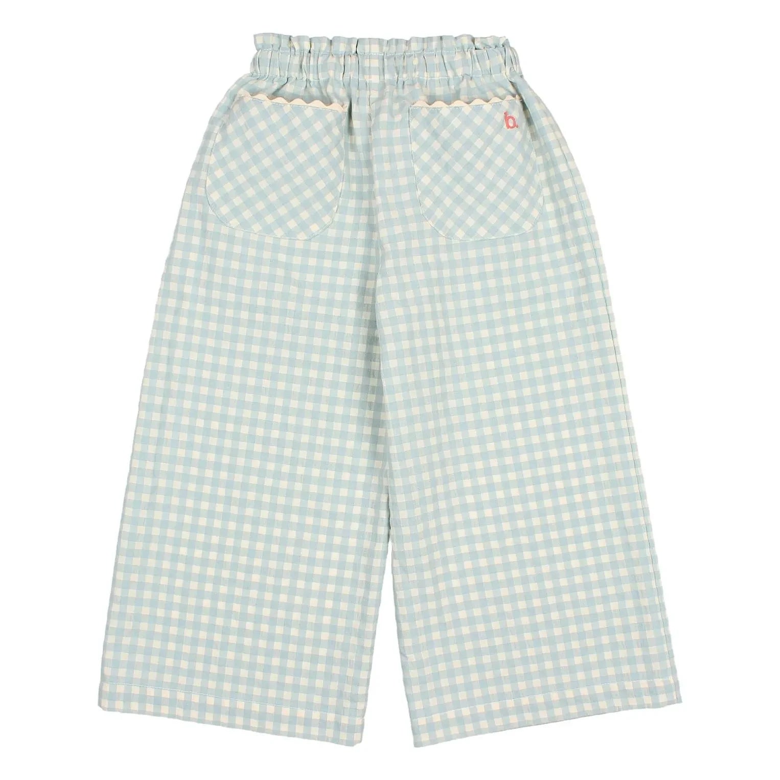 Búho - Pantalón seersucker Vichy | Aguamarina