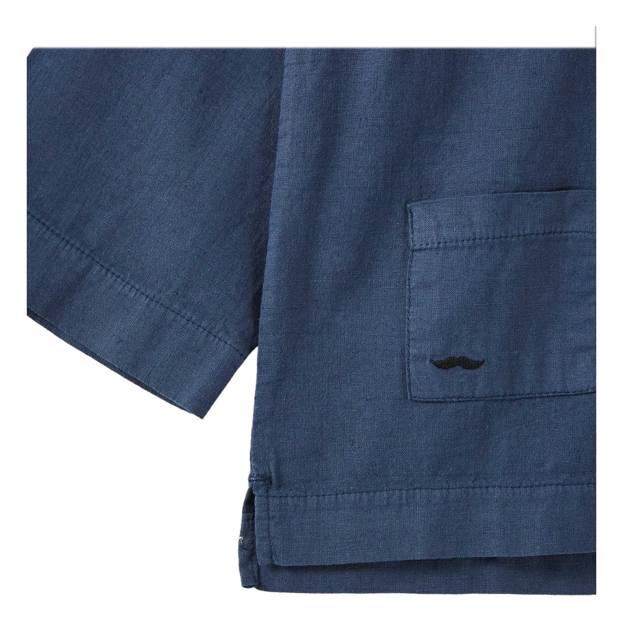 Emile et Ida - Camisa de lino | Azul marino