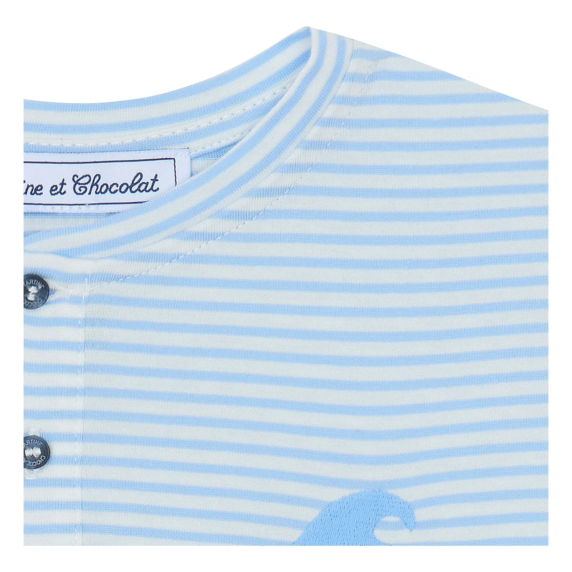 Tartine et Chocolat - Camiseta de surf | Azul claro