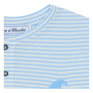 Tartine et Chocolat - Camiseta de surf | Azul claro