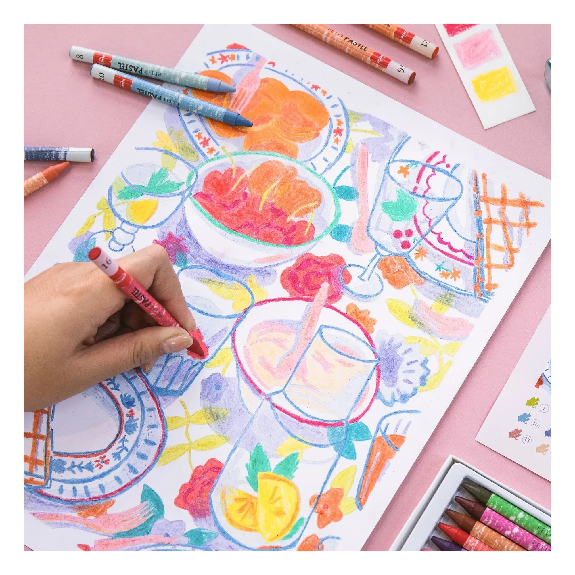 La Petite Épicerie - Set de pastel numerado - Comme un Dimanche