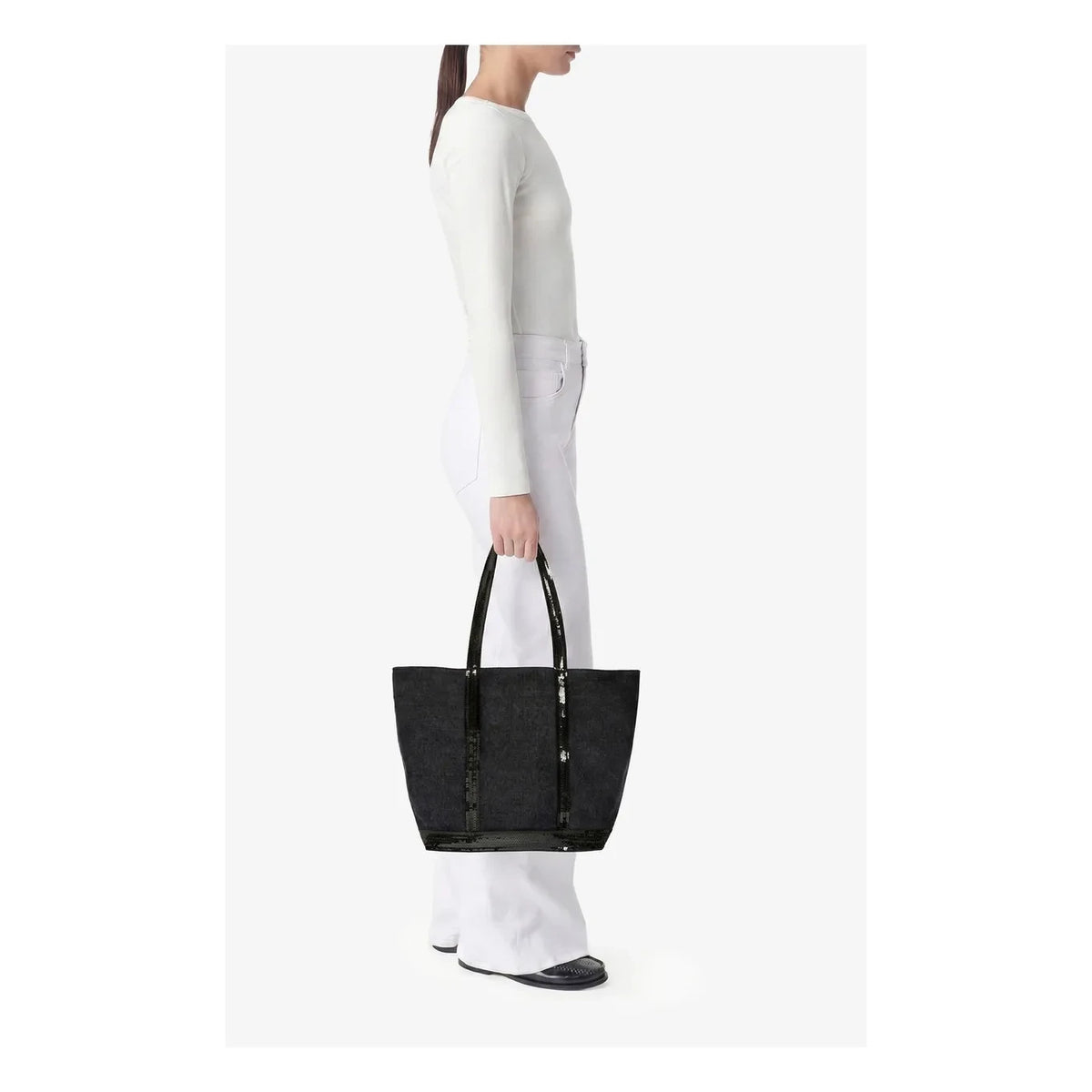 Vanessa Bruno - Bolso tote M con cremallera | Negro