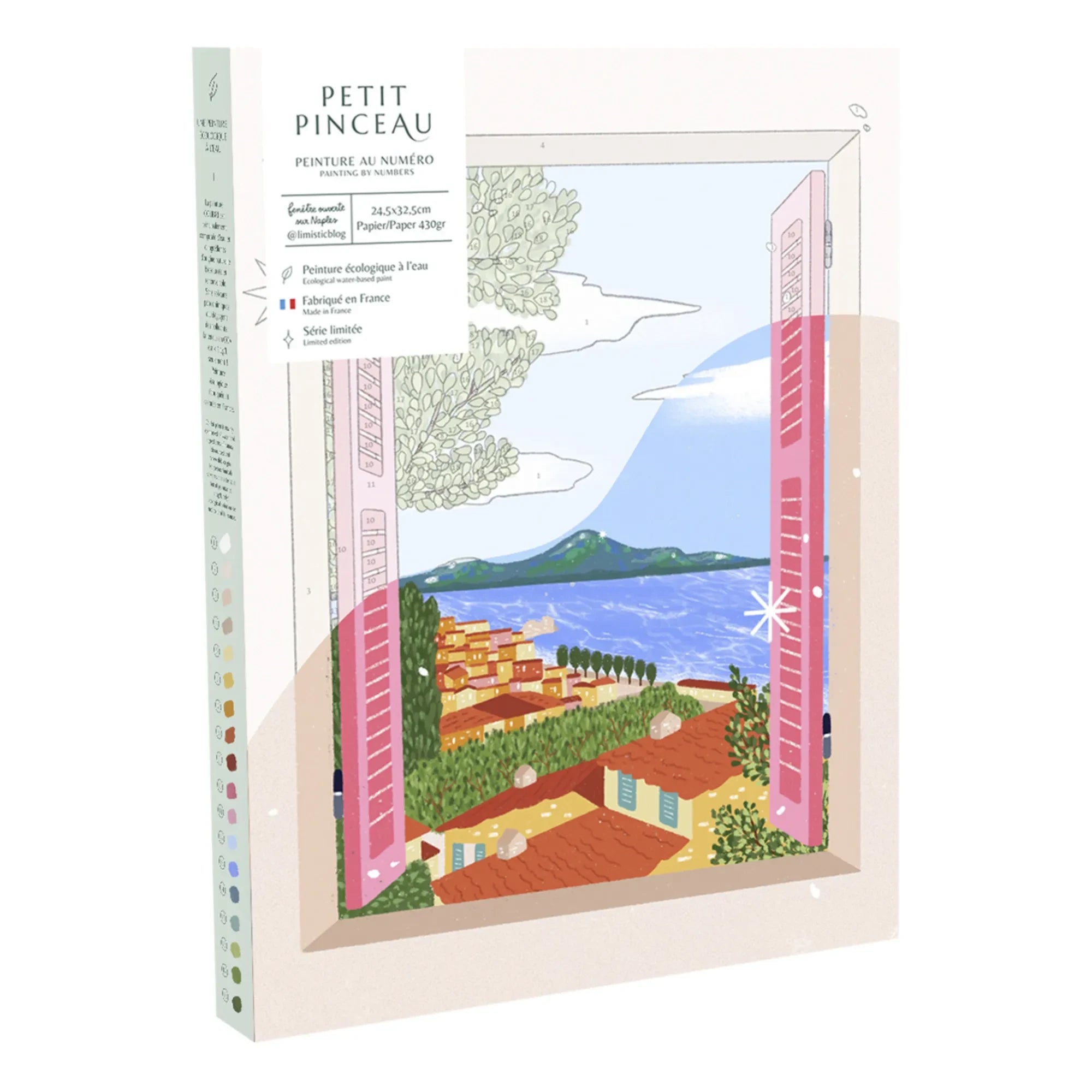 La Petite Épicerie - Set de pintura por números - Ventana abierta sobre Nápoles