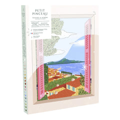 La Petite Épicerie - Set de pintura por números - Ventana abierta sobre Nápoles