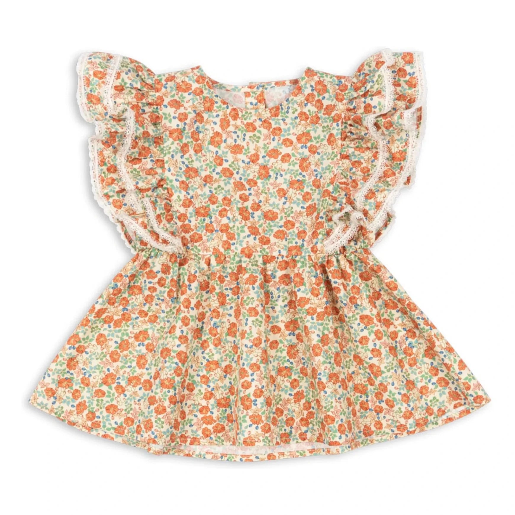 Konges Sløjd - Blusa Verbena de algodón orgánico | Naranja