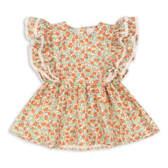 Konges Sløjd - Blusa Verbena de algodón orgánico | Naranja