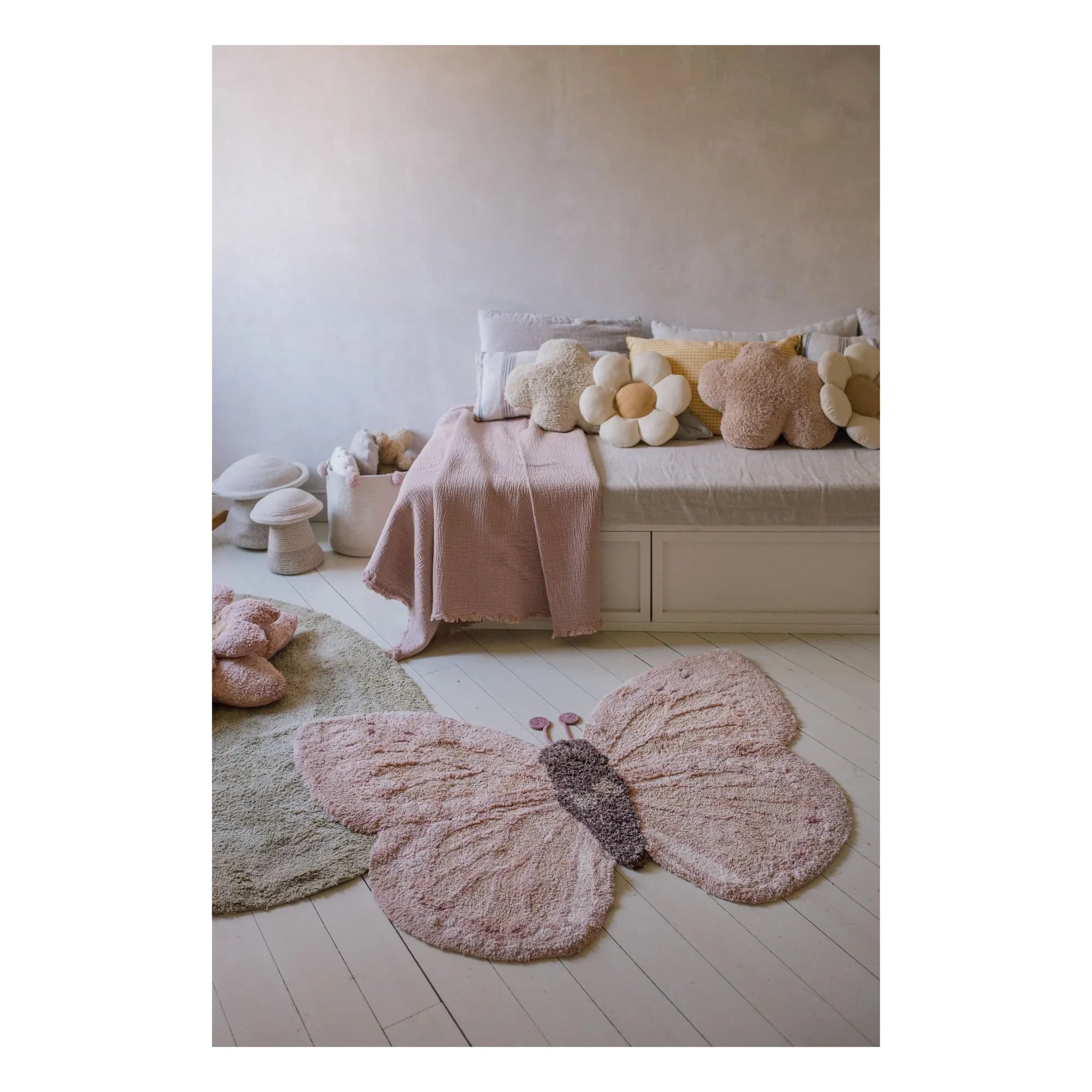 Lorena Canals - Alfombra mariposa | Rosa