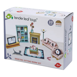 Tender Leaf Toys - Set de Muebles de Salón para Casa de Muñecas