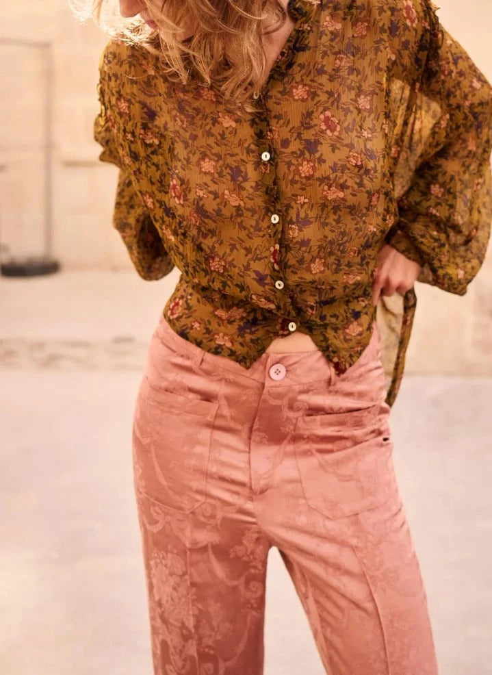 Mes Demoiselles - Blusa Ascent | Mostaza