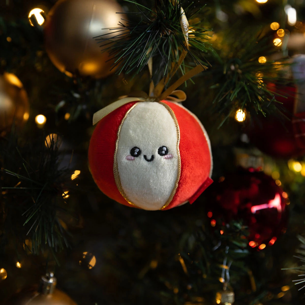 Legami - Juguete de Peluche Decoración Navideña - Bola - Oh-Oh-Ohrnaments