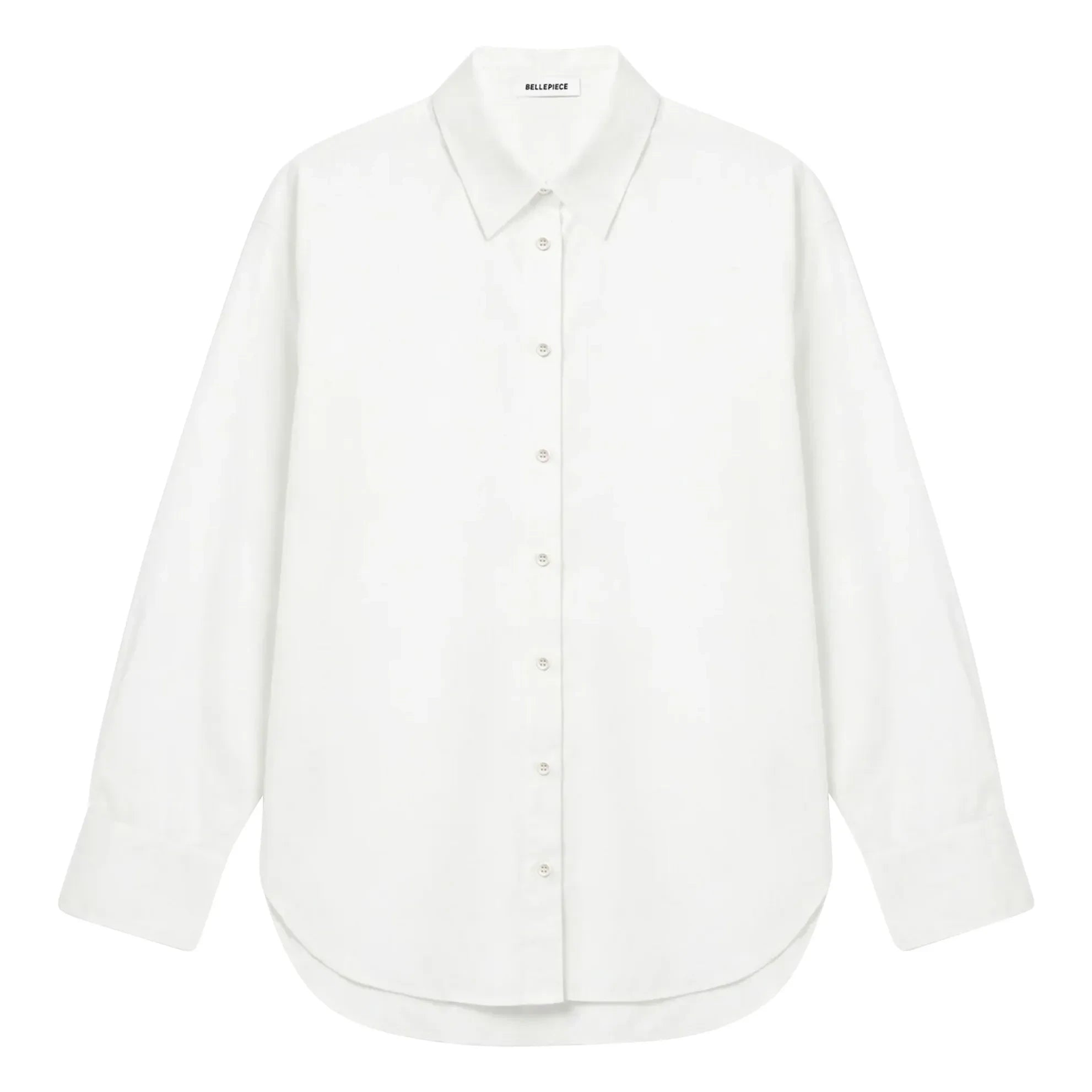 BELLEPIECE - Camisa de algodón Ava | Blanca