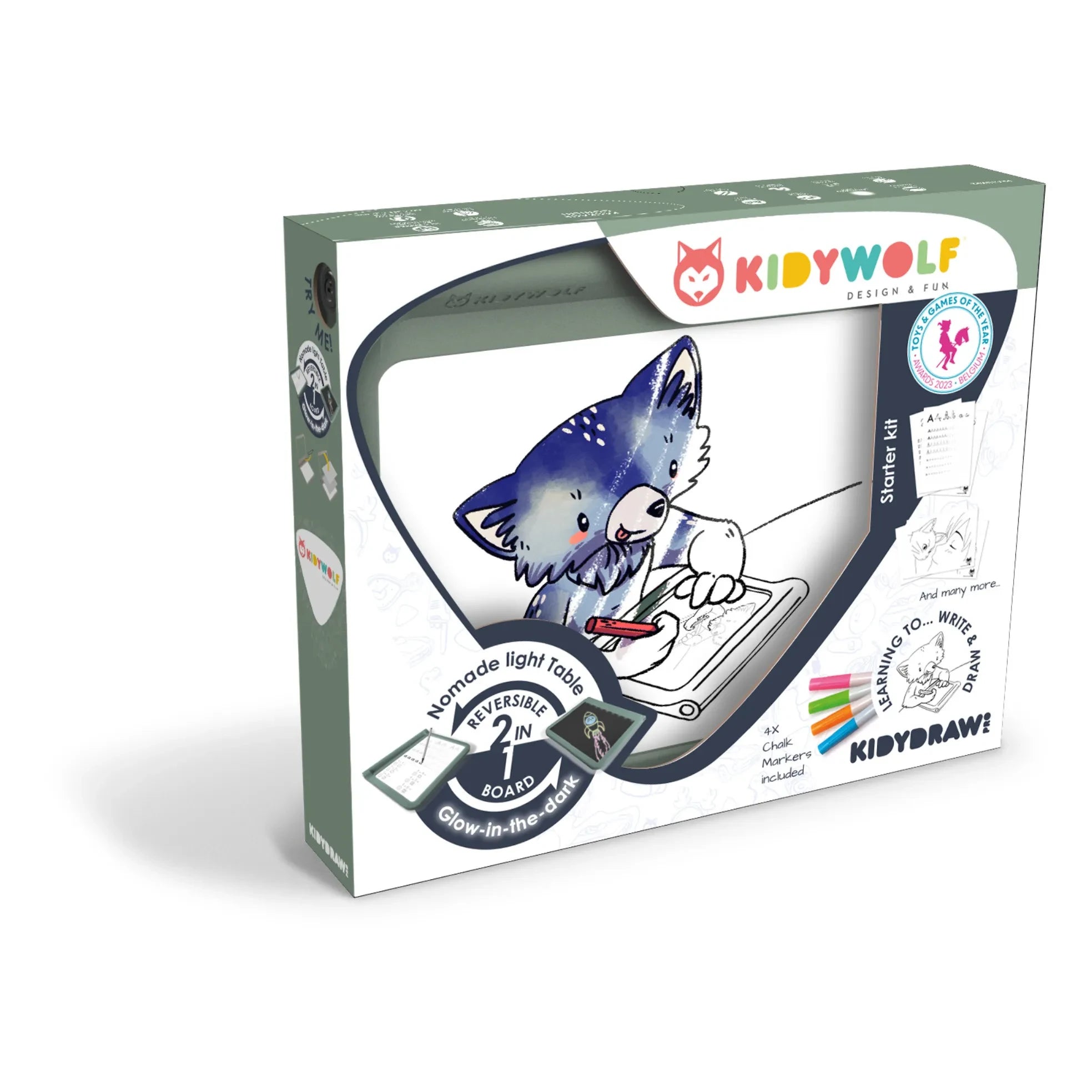 Kidywolf - Tabletas educativas iluminadas
