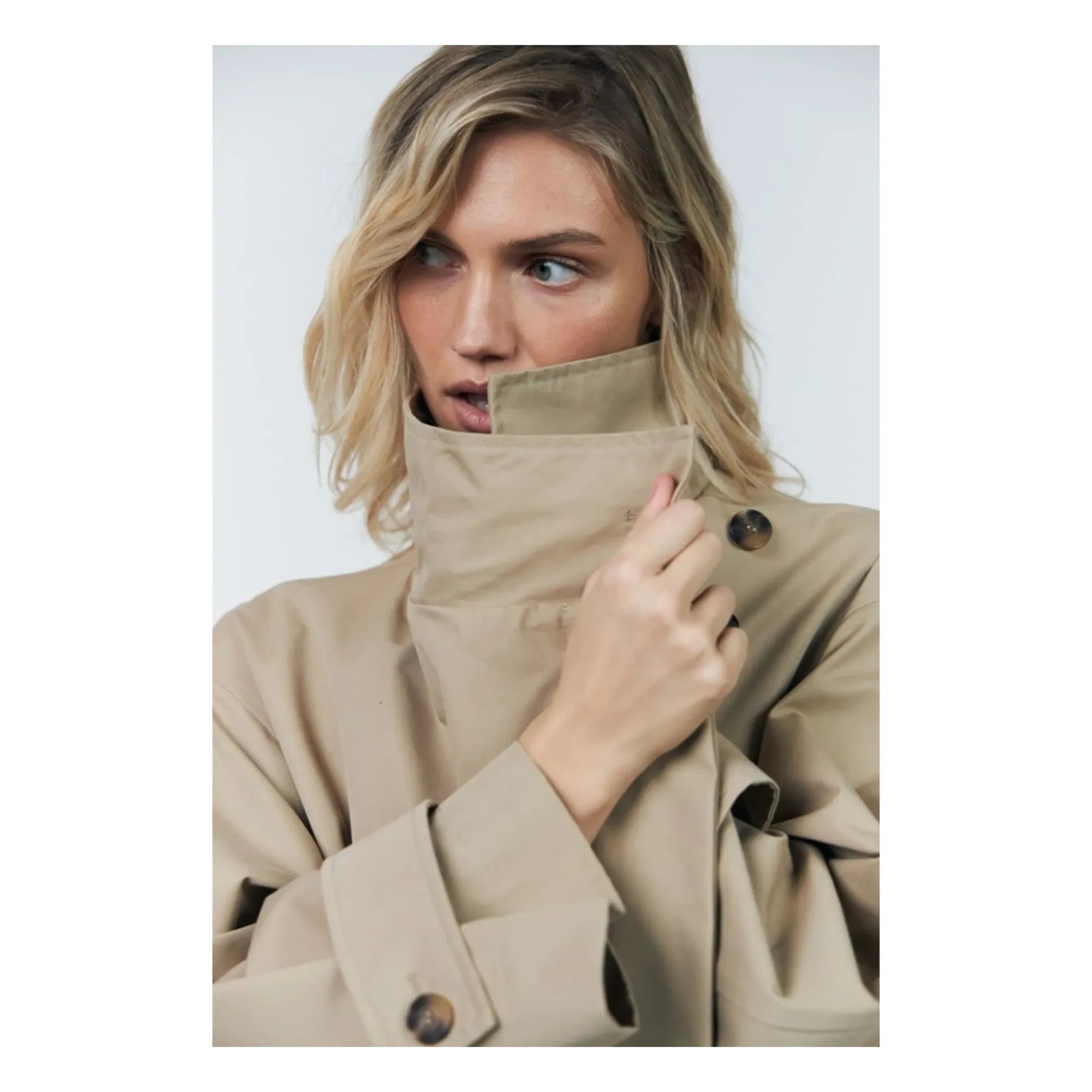 Lollys Laundry - Gabardina Russi Cotton | Beige