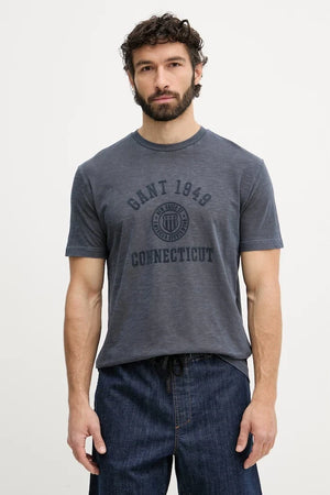Camiseta de algodón para hombre Gant
