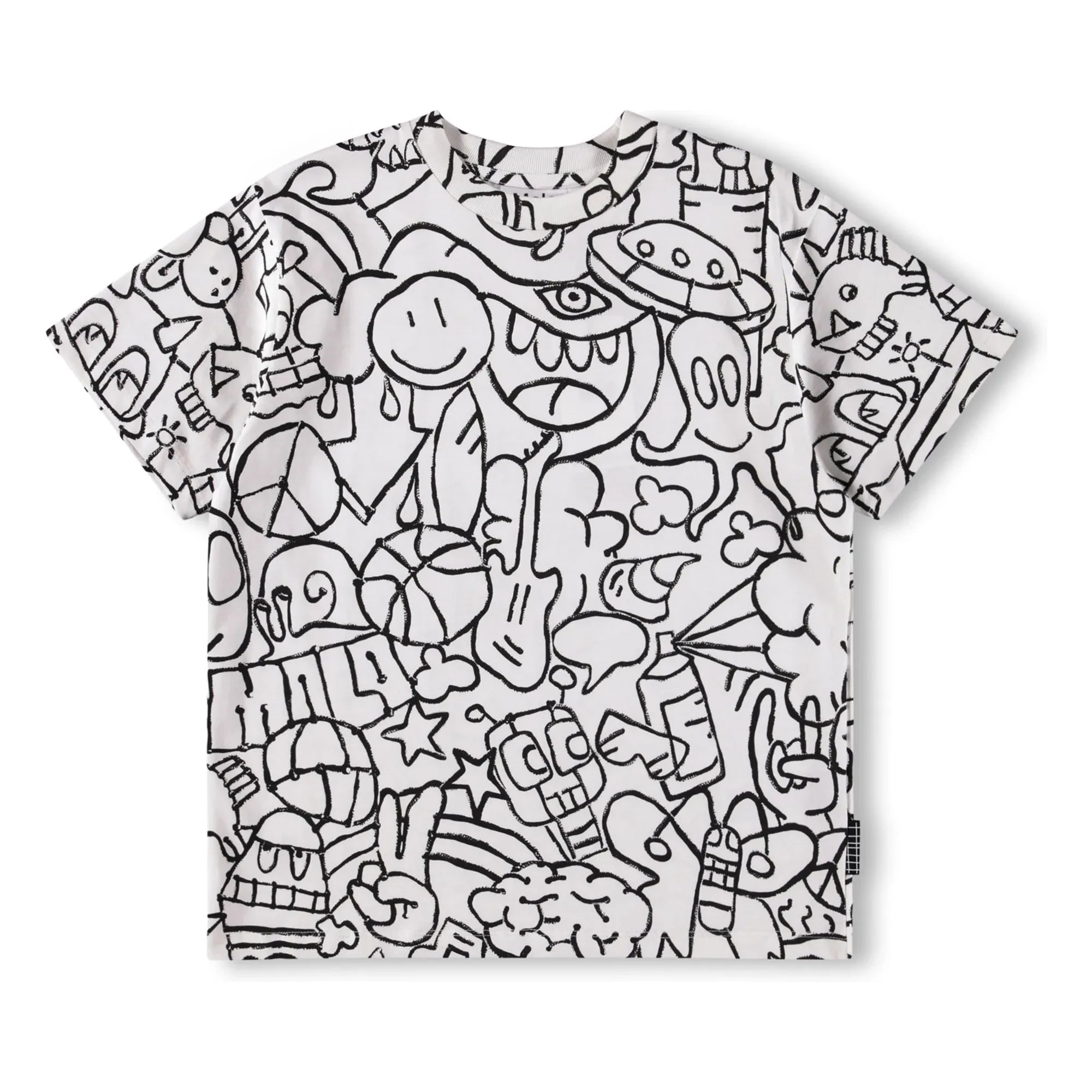 Molo - Rodney Doodles Camiseta de algodón orgánico | Blanco