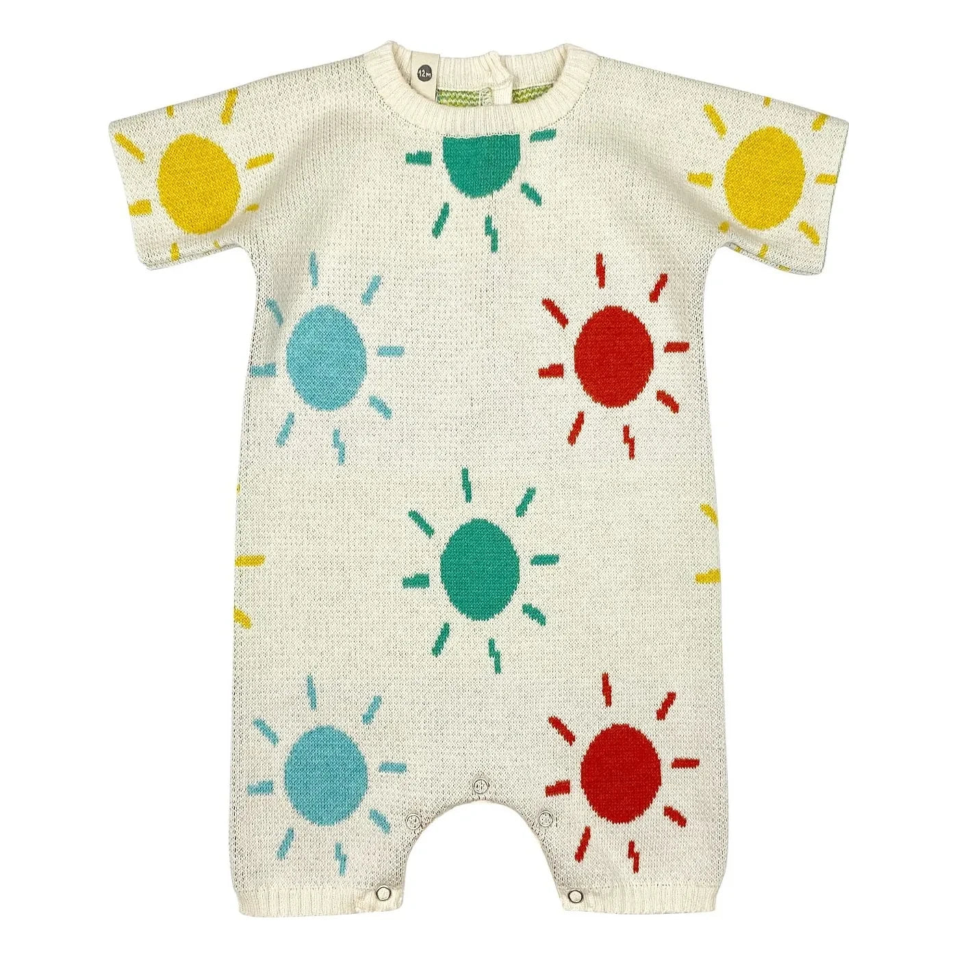 Bayiri - Combishort de algodón orgánico Sunny | Crudo