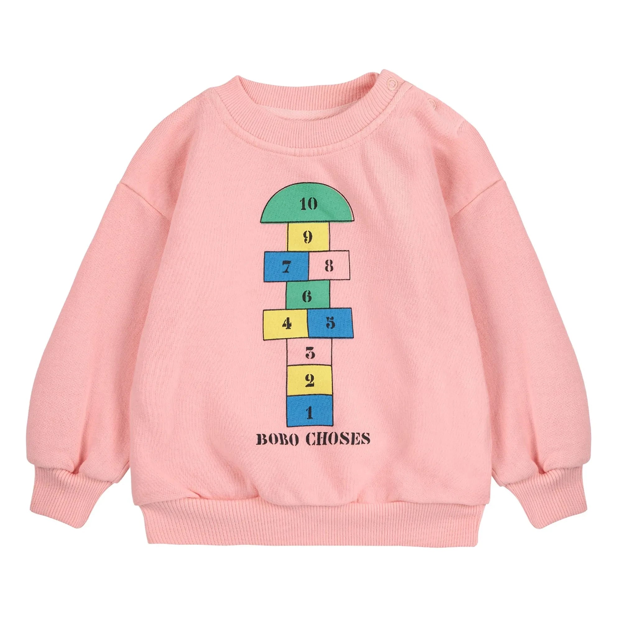 Bobo Choses - Sudadera de algodón orgánico Marelle | Rosa