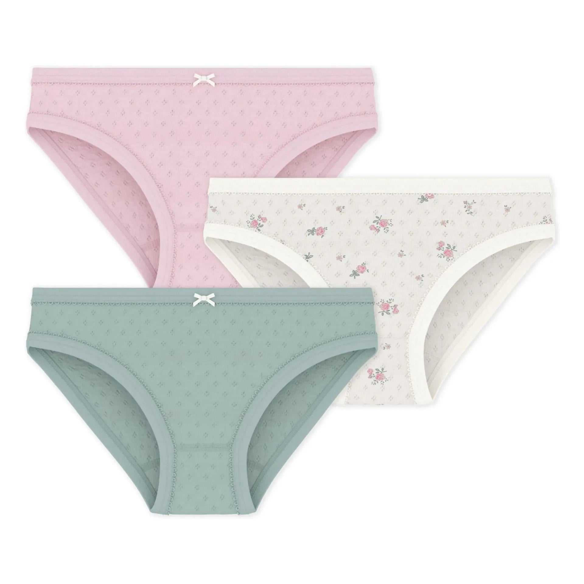 Petit Bateau - Braga calada de Lote 3 | Rosa