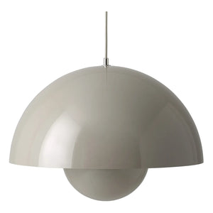 & Tradición - Lámpara Colgante Flowerpot VP2, Verner Panton, 1968 | Gris