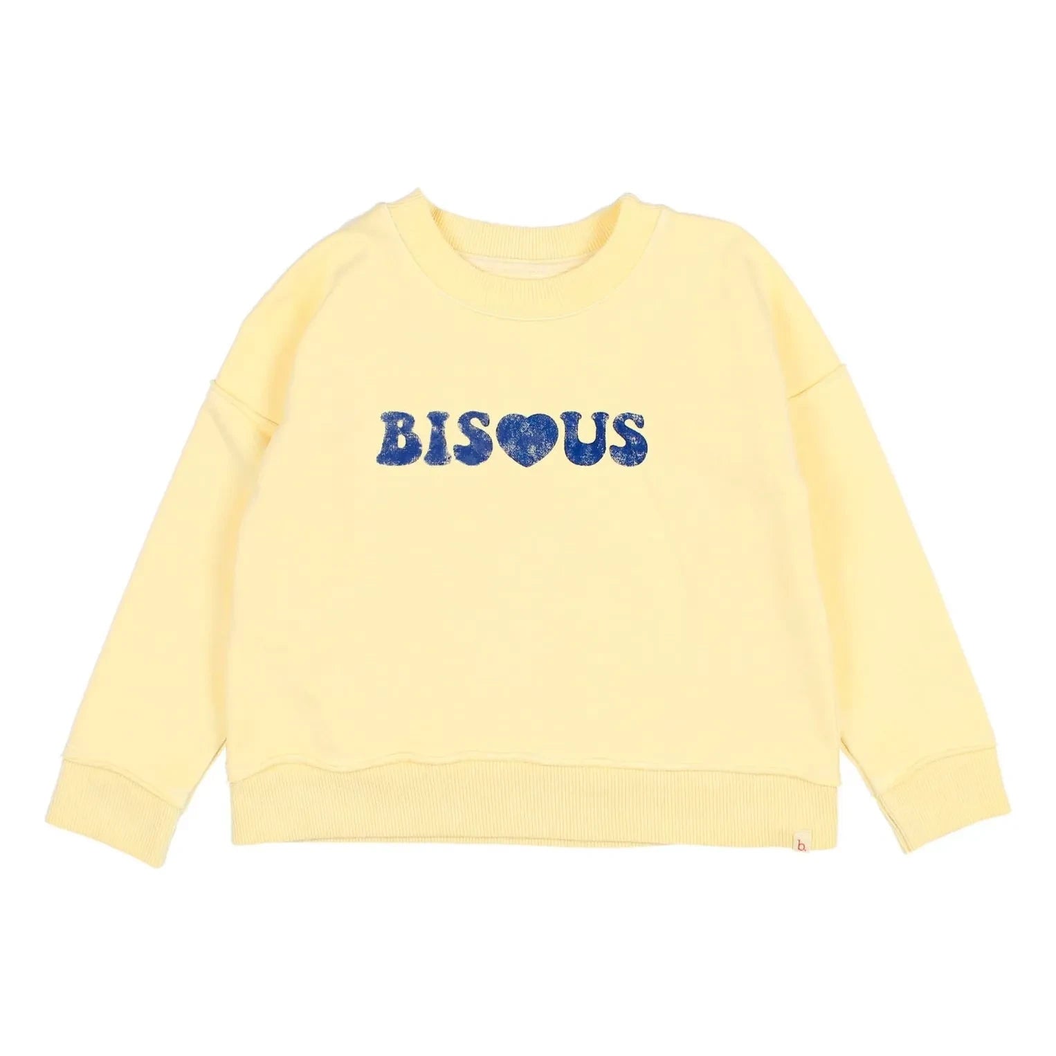 Búho - Bisous Sudadera Algodón Orgánico | Amarillo