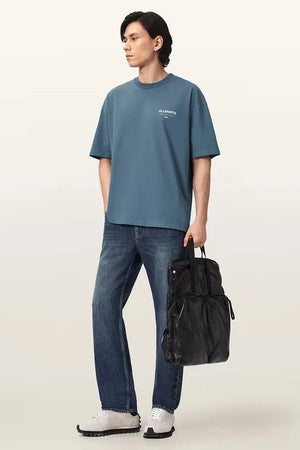 Camiseta extragrande de algodón para hombre AllSaints