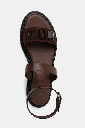 Weekend Max Mara Sandalias de Piel para Mujer Wkaasta