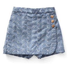 Soor Ploom - Minifalda vaquera color oliva | Azul