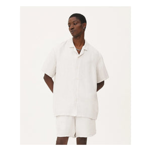 Noyoco - Camisa de lino Orleans | Gris claro
