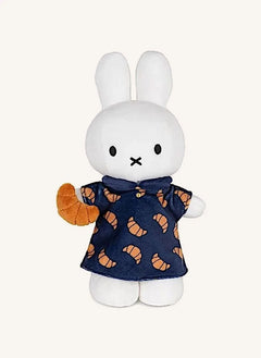 Bon Ton Toys - MIFFY - Peluche de Miffy en forma de media luna | Azul oscuro