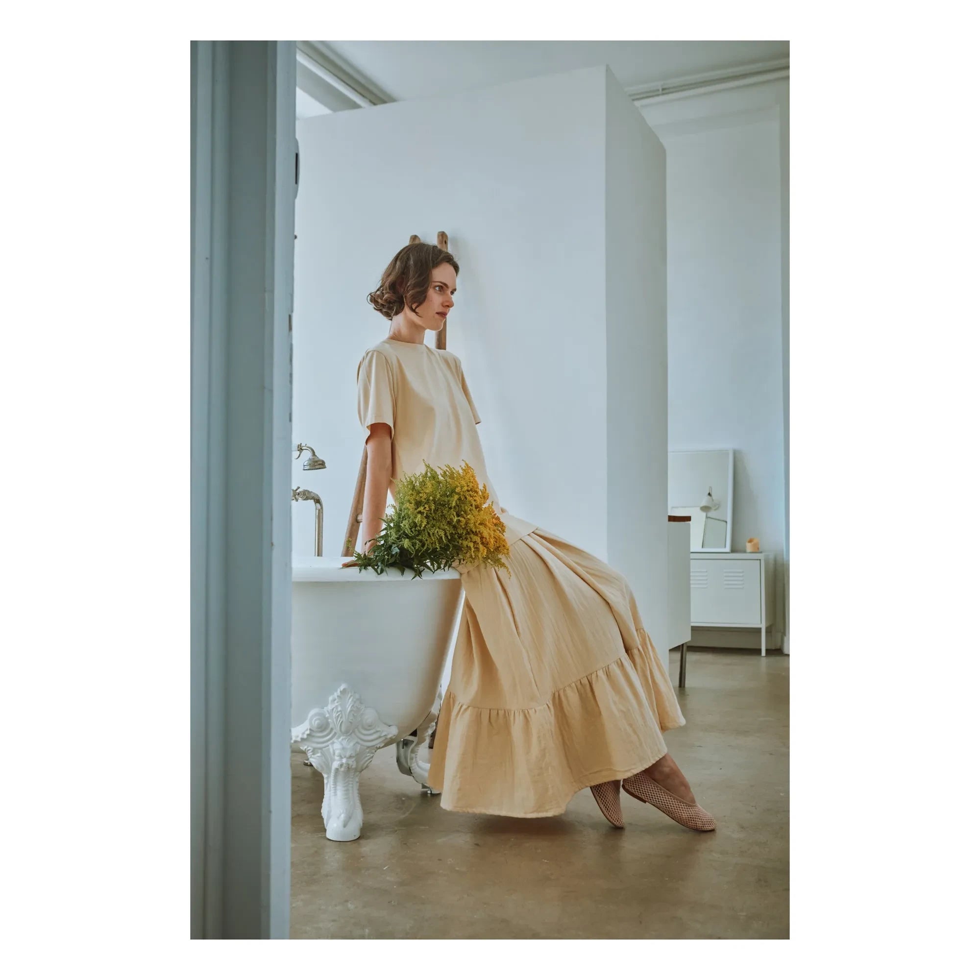 Poudre Organic - Falda Statice | Beige